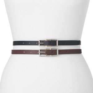 Women's Apt. 9®  2-for-1 Belt Set