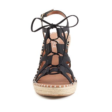 sugar Hunnies Women's Wedge Sandals