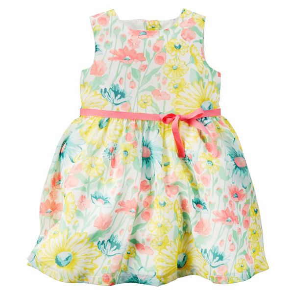 Baby Girl Carter's Floral Dress & Bloomers Set