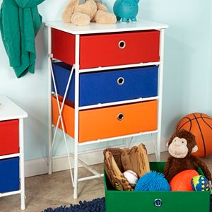RiverRidge Kids 4-Drawer Storage Unit