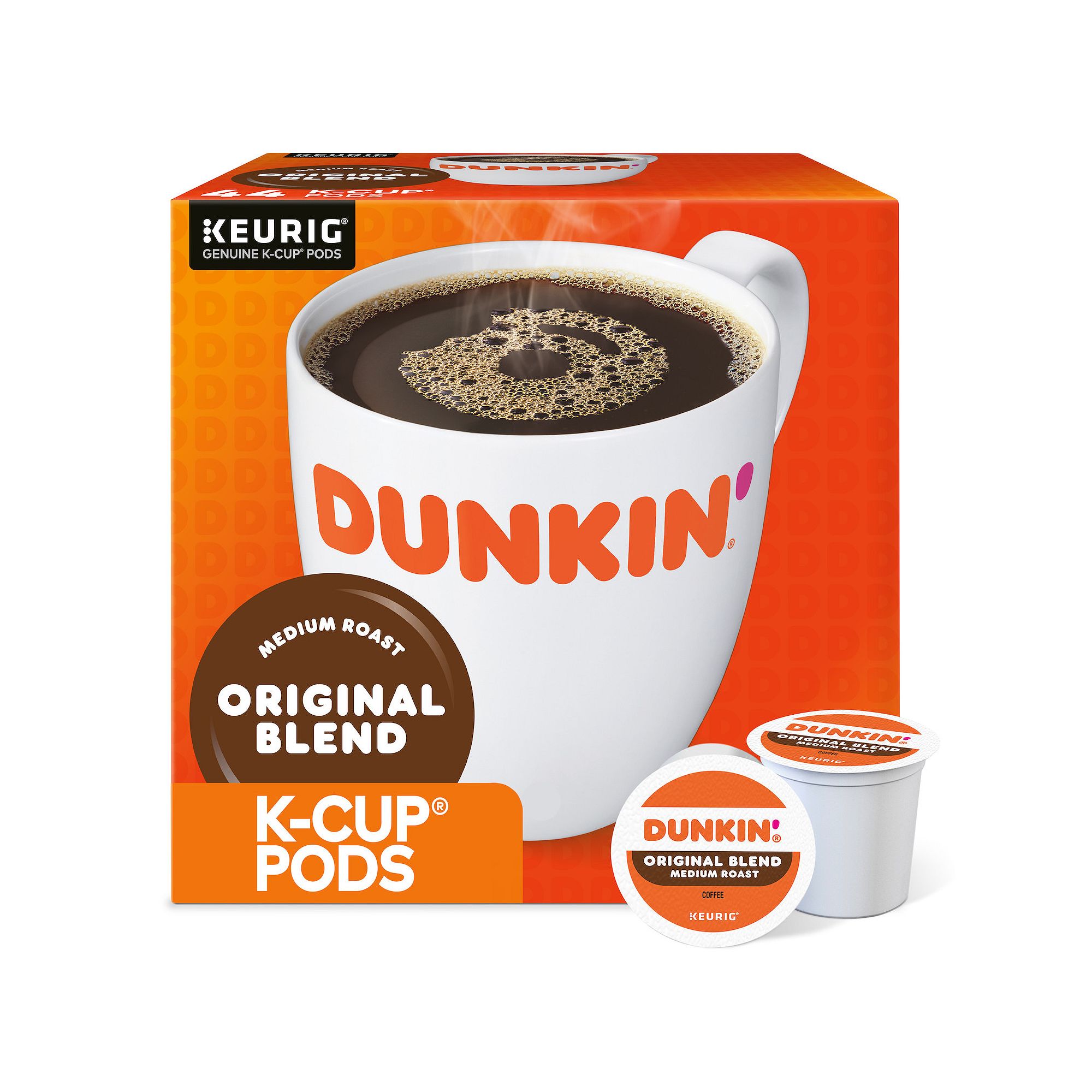 Dunkin Donuts Original Blend Coffee, Keurig® K-Cup® Pods, Medium Roast, 