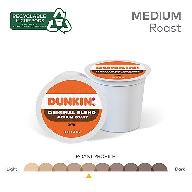 Dunkin' Donuts Original Blend Coffee, Keurig® K-Cup® Pods, Medium Roast