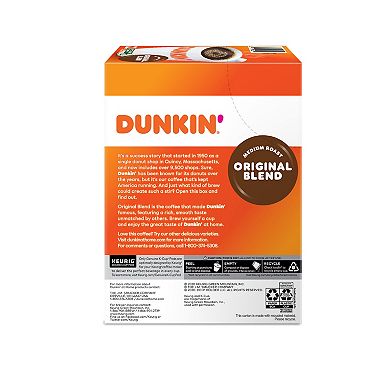 Dunkin' Donuts Original Blend Coffee, Keurig® K-Cup® Pods, Medium Roast