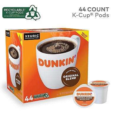 Dunkin' Donuts Original Blend Coffee, Keurig® K-Cup® Pods, Medium Roast