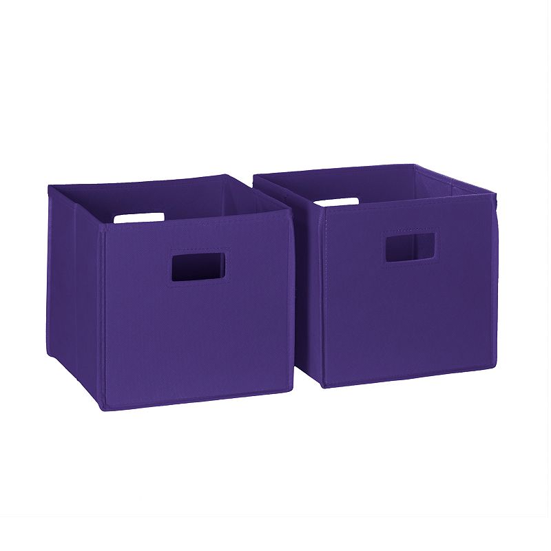 RiverRidge Kids Storage Bin 2-piece Set, Drk Purple, Furniture