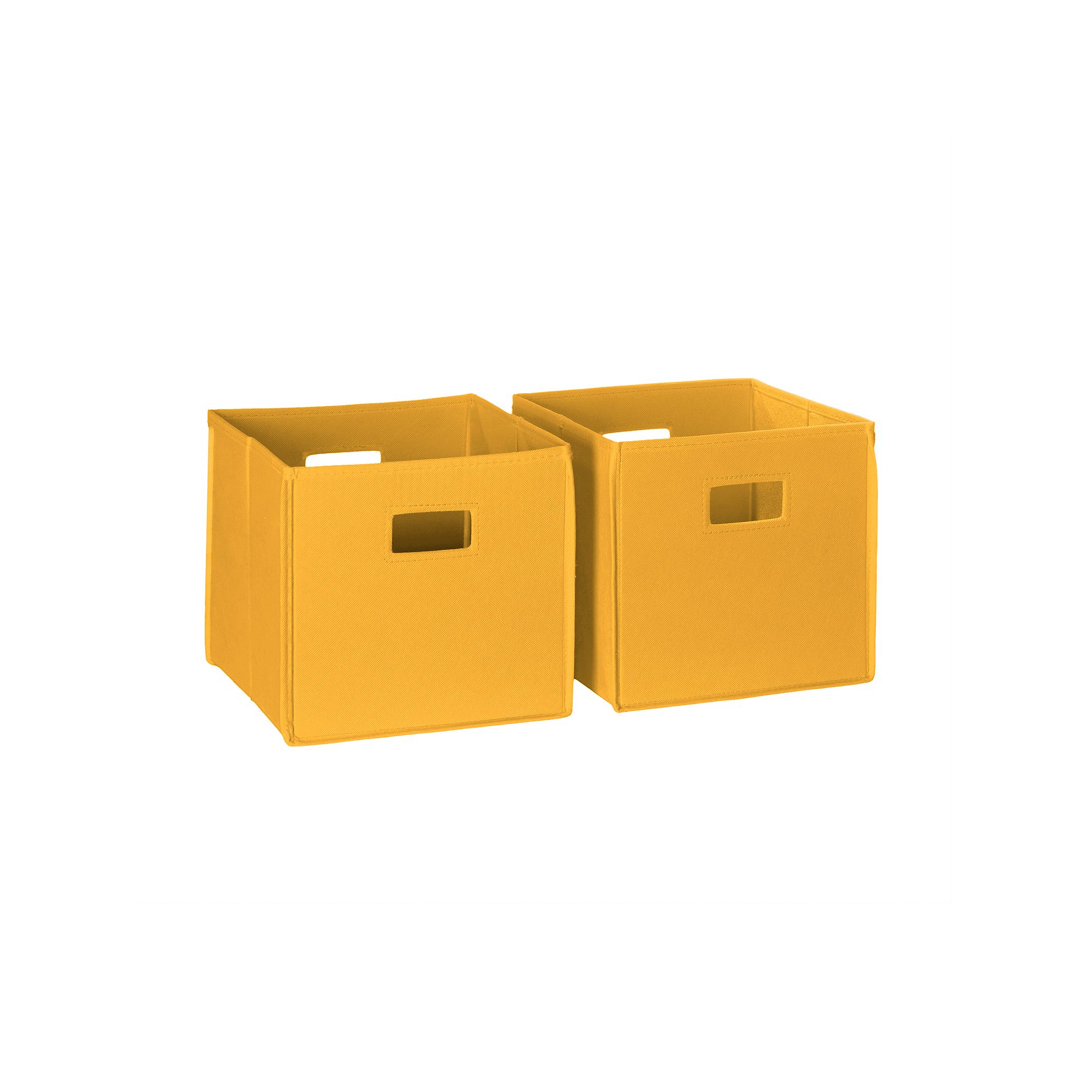 RiverRidge Kids Storage Bin 2-piece Set, Golden Yellow