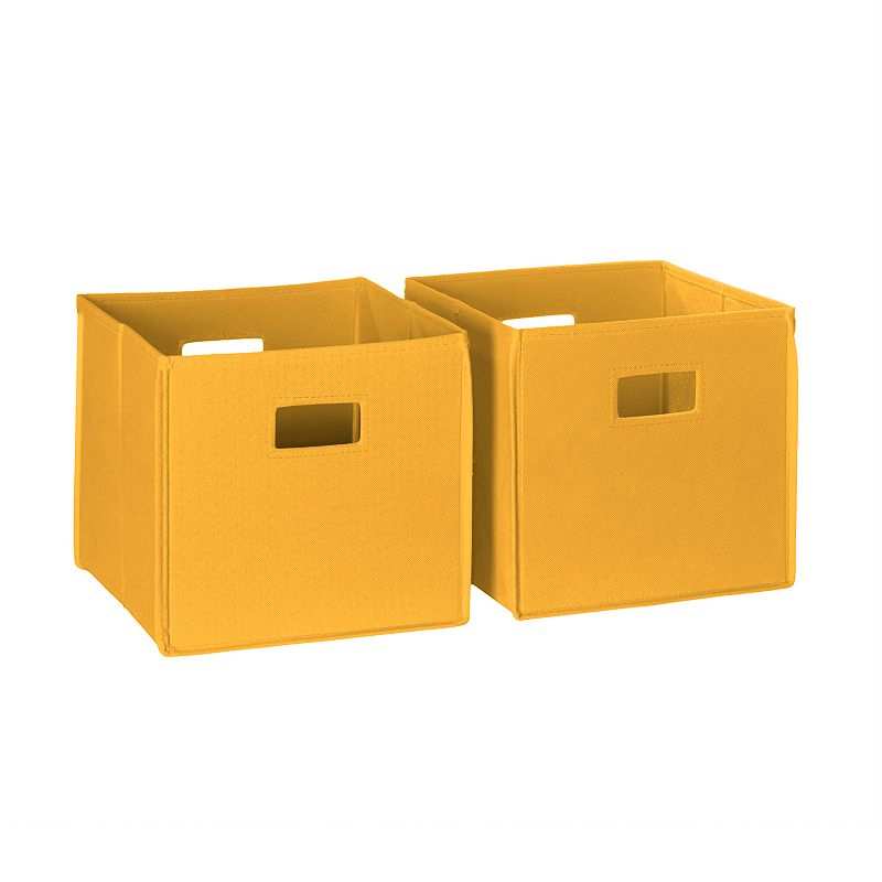 RiverRidge Kids Storage Bin 2-piece Set, Yellow, Furniture