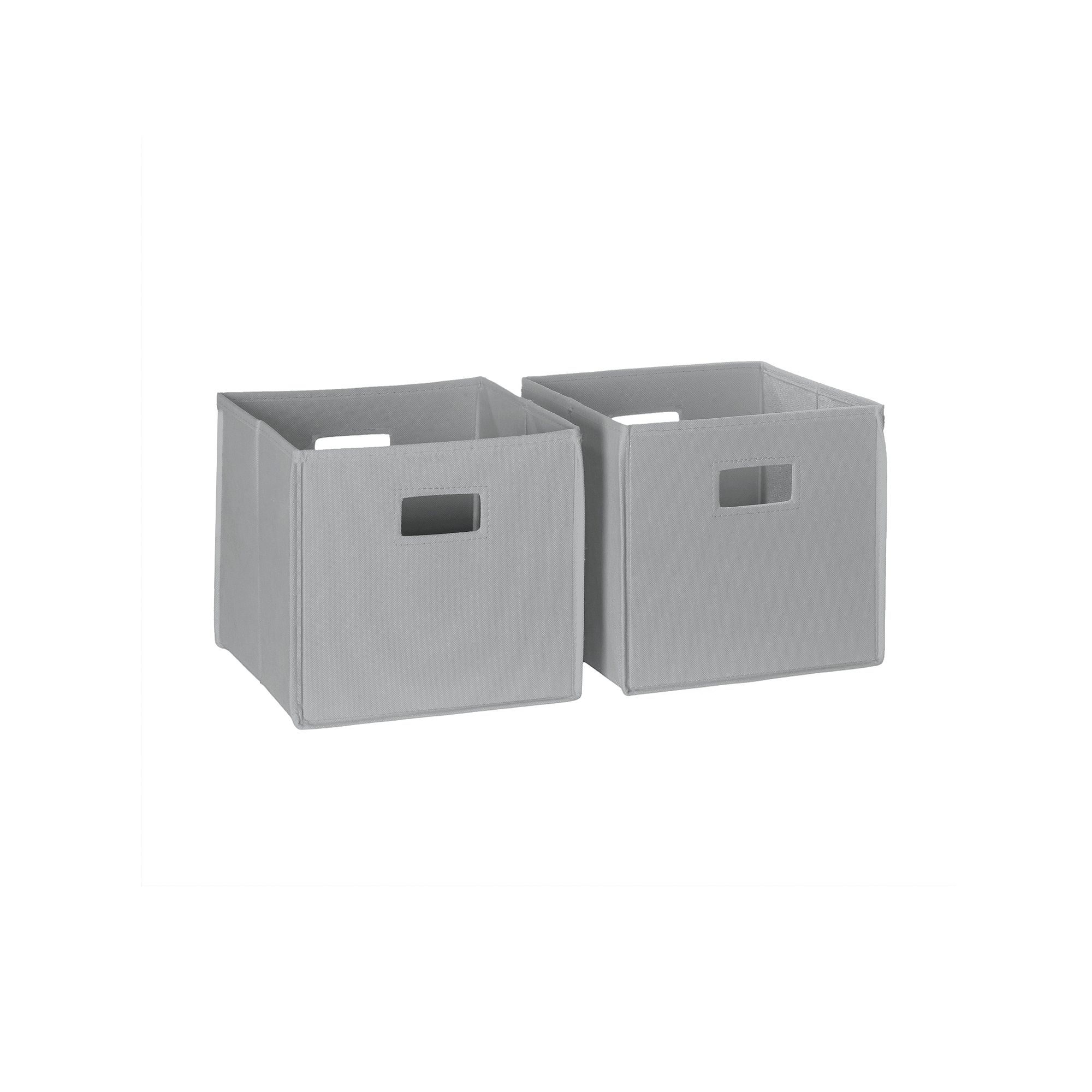 RiverRidge Kids Storage Bin 2-piece Set, Gray