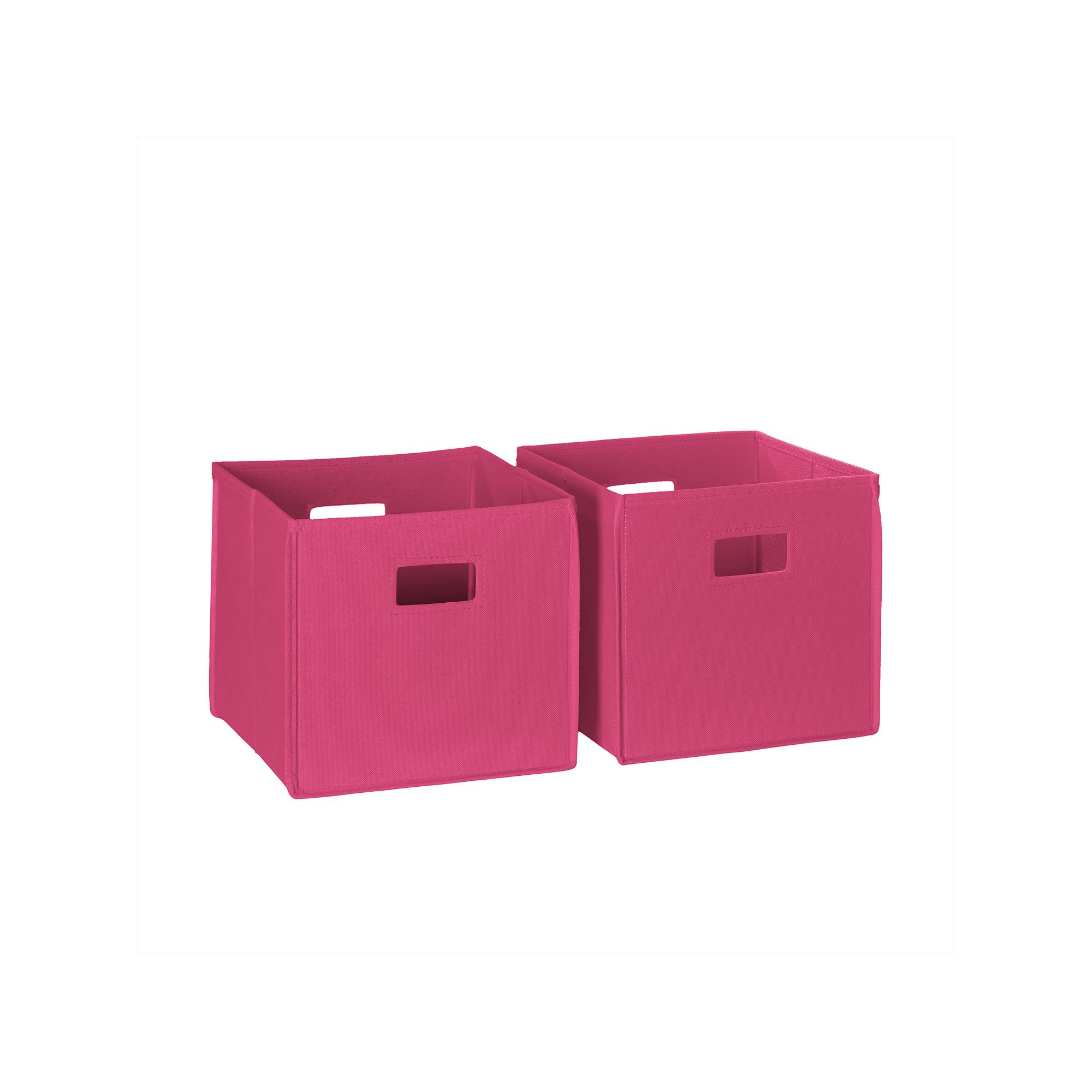 RiverRidge Kids Storage Bin 2-piece Set, Pink