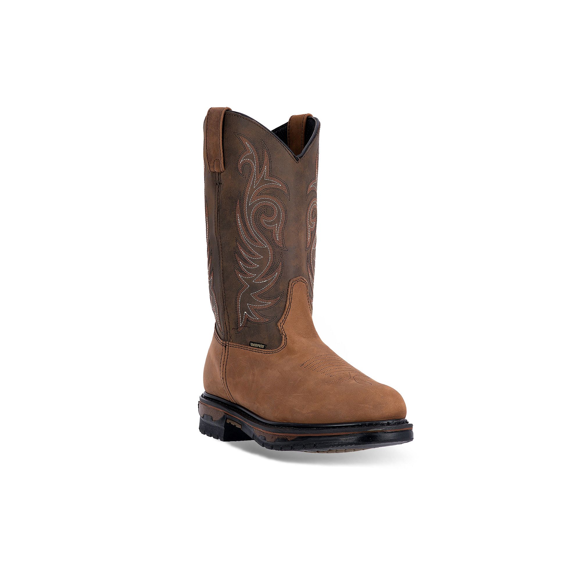 Laredo Hammer Mens Waterproof Western Work Boots, Size: 7 Medium