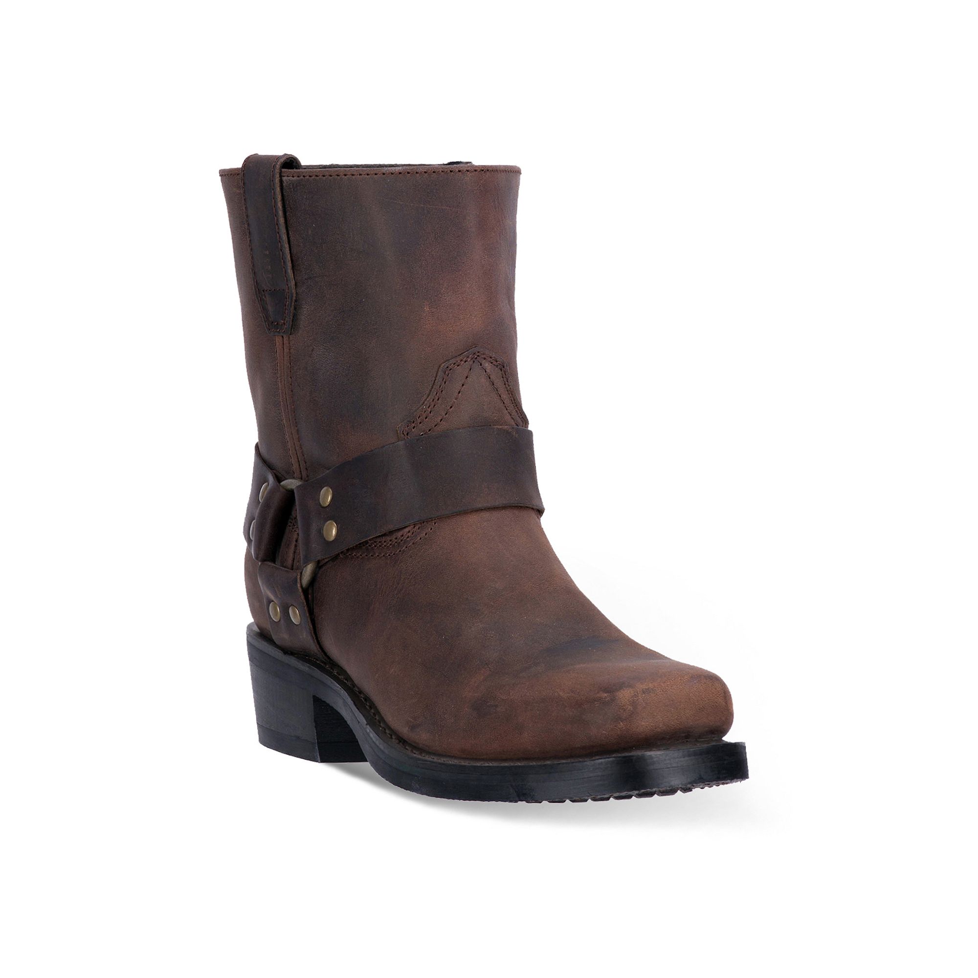 Dingo Rev-Up Mens Harness Boots, Size: 7 Medium, Gaucho Brown