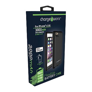 ChargeWorx 3000mAh Flexible iPhone 6 Battery Case