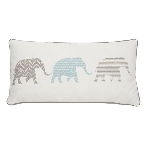 Levtex Skylar Elephants Throw Pillow