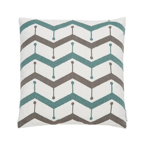 Levtex Skylar Embroidered Chevron Throw Pillow