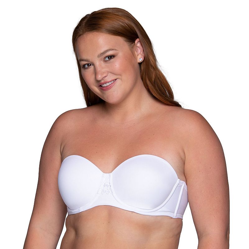 Womens Vanity Fair Lingerie® Beauty Back Strapless Full Figure Underwire Bra 74380, Women's, Size: 38 H, Star White