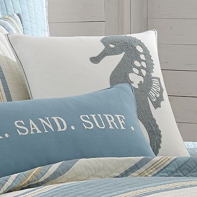Levtex Maui Seahorse Stitch Throw Pillow