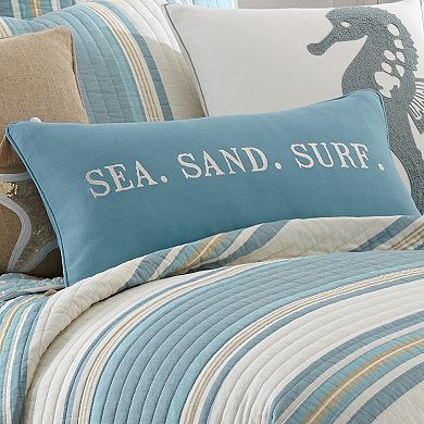 Levtex Maui ''Sea Sand Surf'' Throw Pillow