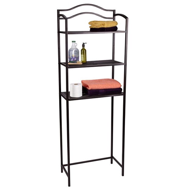 Household Essentials Over-the-Toilet 3-Tier Storage Rack