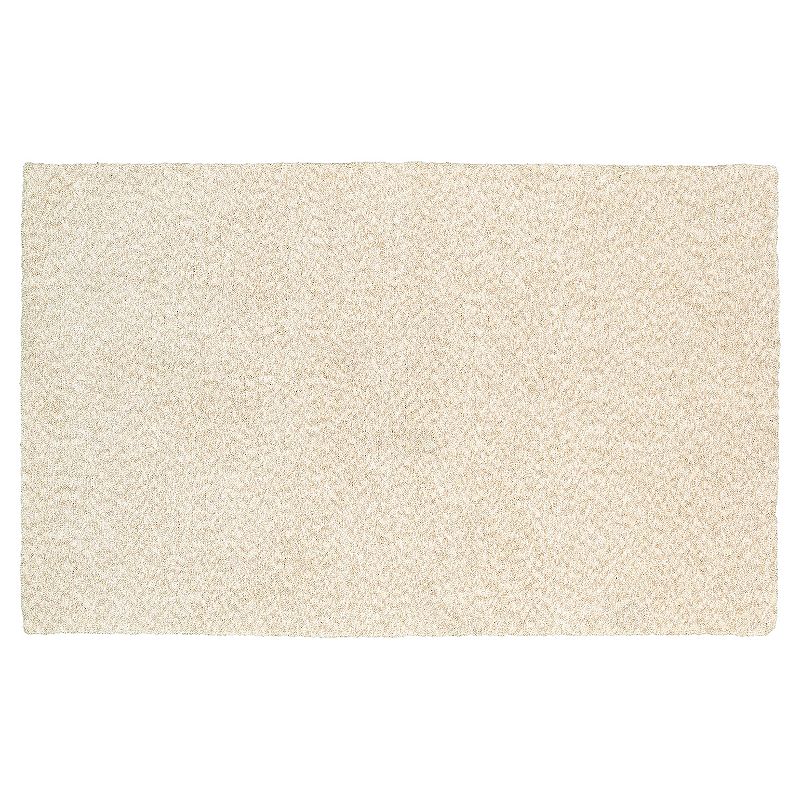StyleHaven Hamlin Solid Shag Rug, Lt Beige, 5X7 Ft