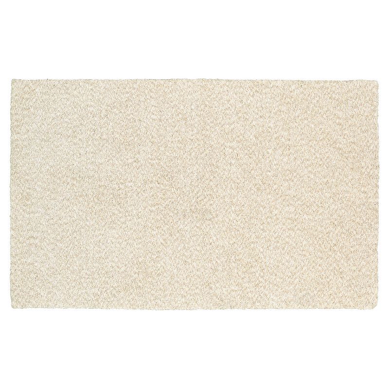 StyleHaven Hamlin Solid Shag Rug, Lt Beige, 5X7 Ft