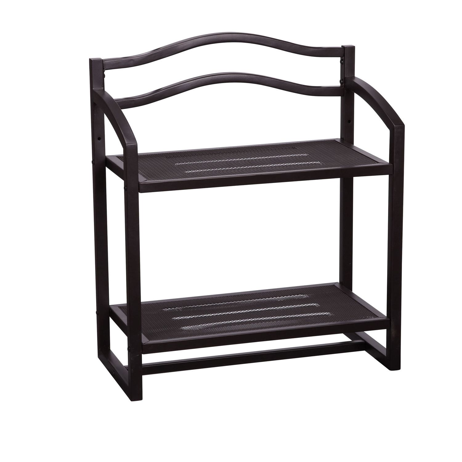 2 tier bathroom shelf