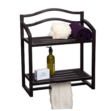 Household Essentials 2-Tier Hanging Wall Shelf