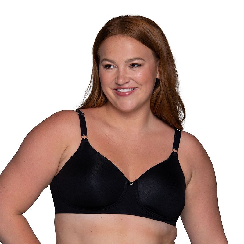 Vanity Fair Lingerie® Bra: Beauty Back Wire-Free Contour Bra 72345 - Women's, Size: 38 D, Mid Black