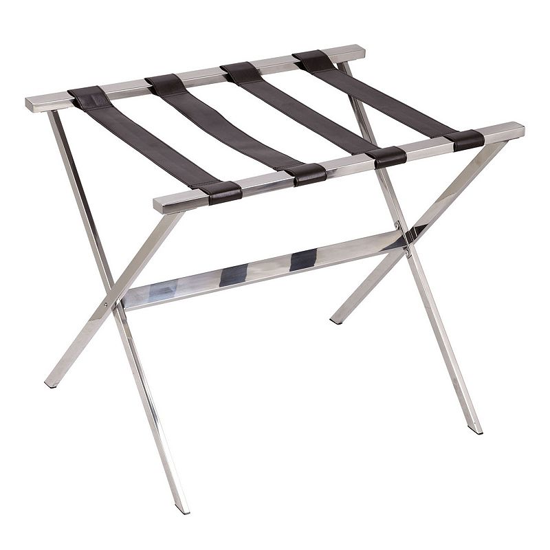 Household Essentials Luggage Rack, Grey