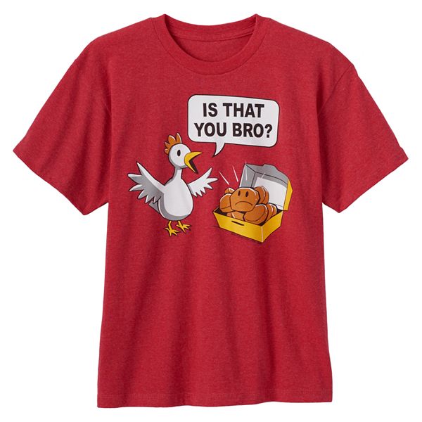 Boys 8 20 Is That You Bro Chicken Tee - chicken shirt roblox