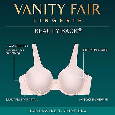 Vanity Fair Lingerie Beauty Back Back Smoother Lace Full-Figure Bra 76382