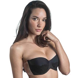 Maidenform Bra: Balconette Lace Backless Strapless Adhesive Bra M2236