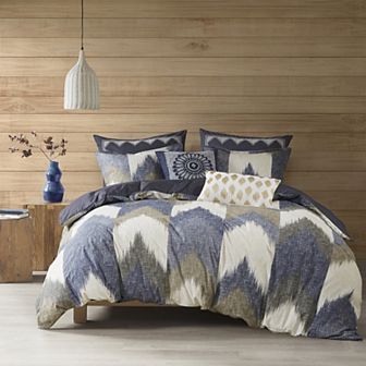 INK+IVY Alpine 3 pc Cotton Duvet Cover Set with Shams
