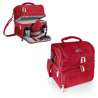 Picnic Time St. Louis Cardinals Pranzo 7-Piece Insulated Cooler Lunch Tote Set