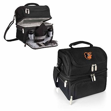 Picnic Time Baltimore Orioles Pranzo 7-Piece Insulated Cooler Lunch Tote Set