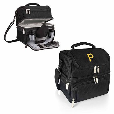 Picnic Time Pittsburgh Pirates Pranzo 7-Piece Insulated Cooler Lunch Tote Set