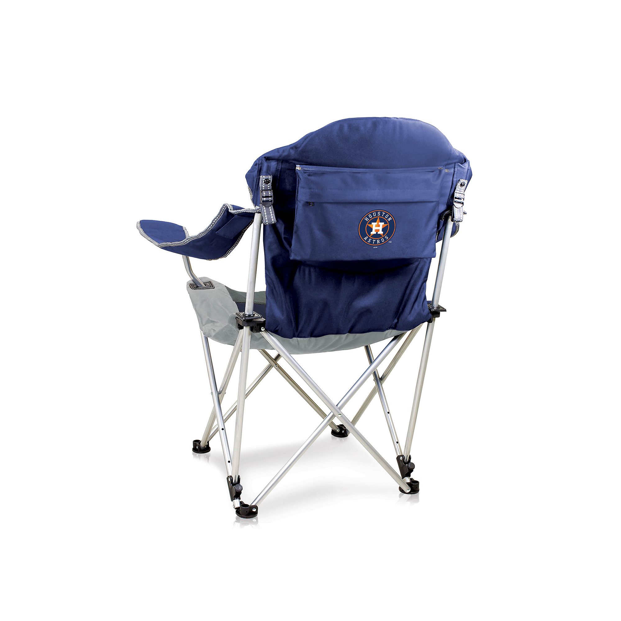 Picnic Time Houston Astros Reclining Camp Chair, Blue