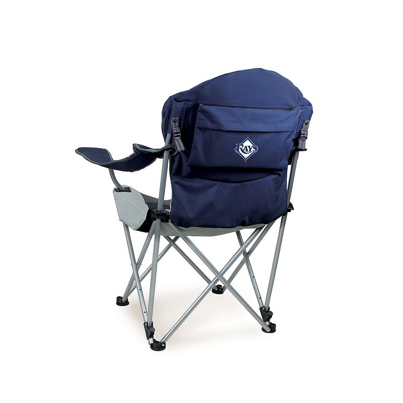 Picnic Time Tampa Bay Rays Reclining Camp Chair, Blue