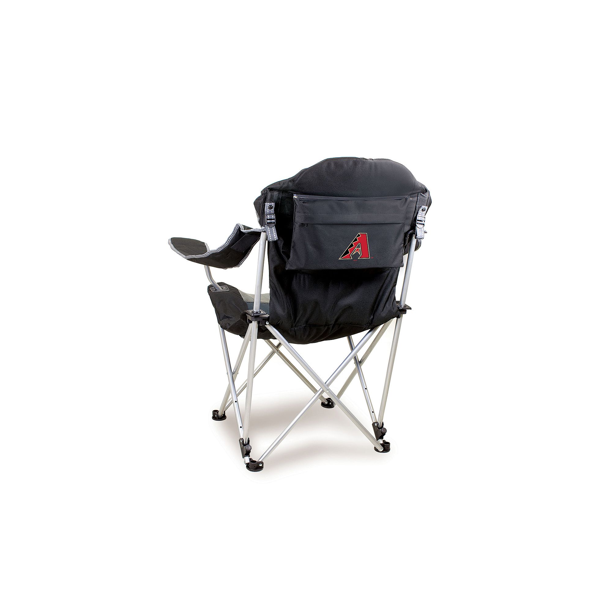 Picnic Time Arizona Diamondbacks Reclining Camp Chair, Black