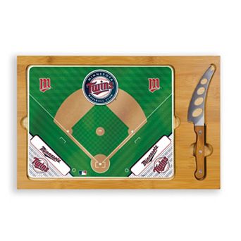 Picnic Time Minnesota Twins Icon Rectangular Cutting Board Gift Set