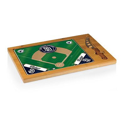 Picnic Time San Diego Padres Icon Rectangular Cutting Board Gift Set