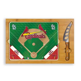Picnic Time St. Louis Cardinals Icon Rectangular Cutting Board Gift Set
