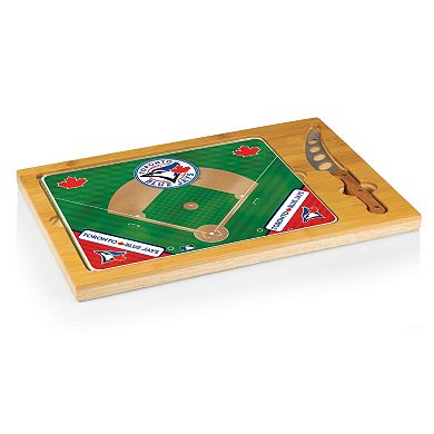 Picnic Time Toronto Blue Jays Icon Rectangular Cutting Board Gift Set
