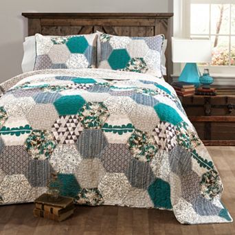 Lush Decor Briley Quilt Set