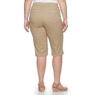 Plus Size Gloria Vanderbilt Avery Pull-On Skimmer Capris