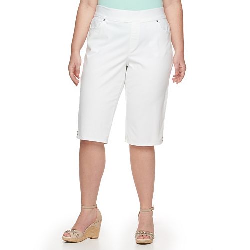 Plus Size Gloria Vanderbilt Avery Pull-On Skimmer Capris