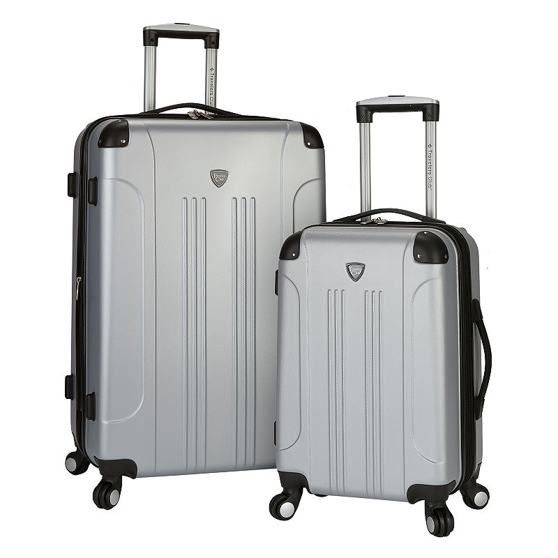 UPC 015272762891 product image for Travelers Club Chicago 2.0 2-Piece Hardside Spinner Luggage Set, Grey | upcitemdb.com