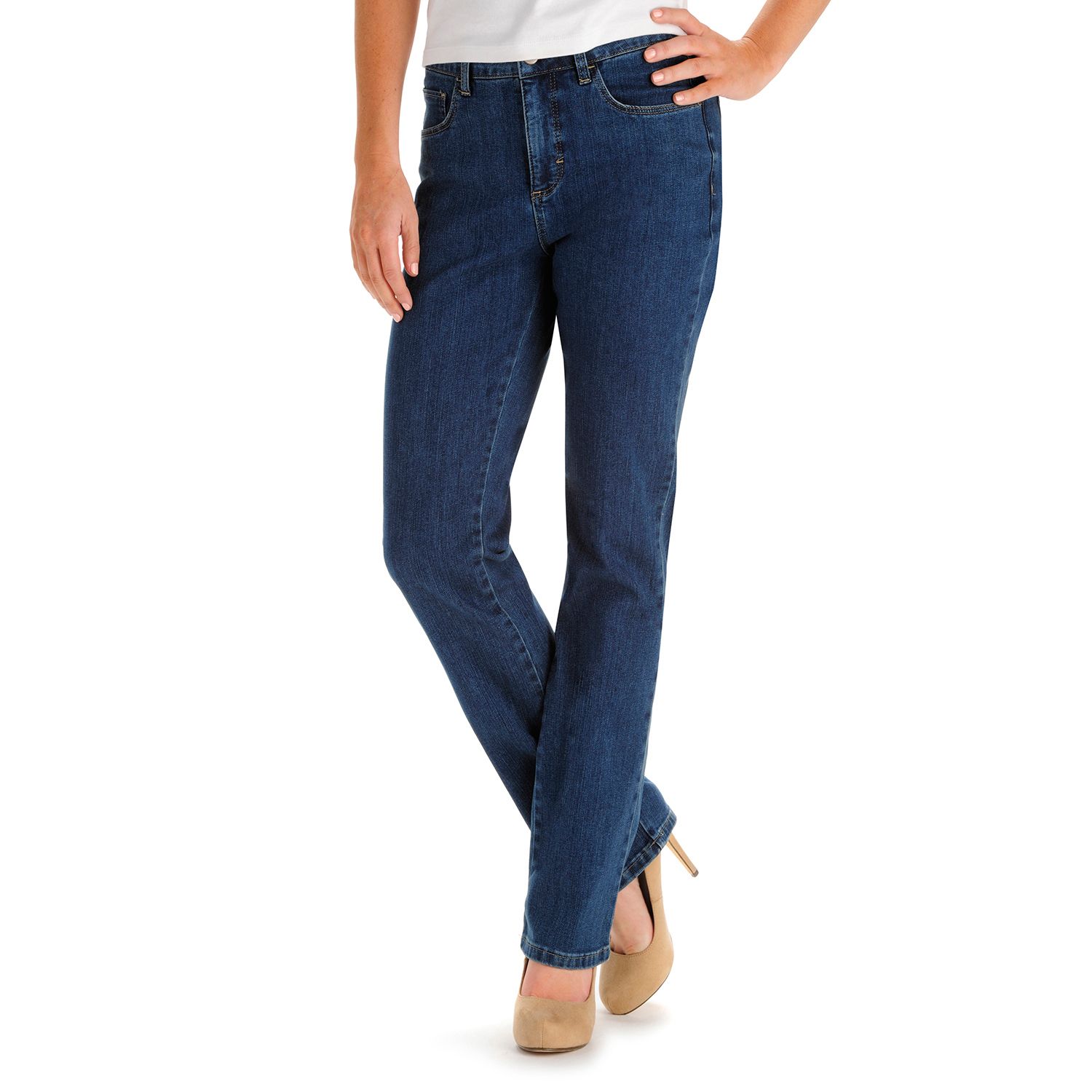 lee women's high waisted jeans