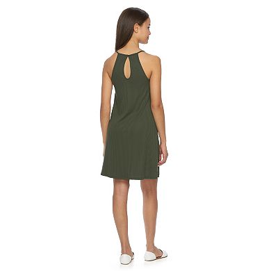 Juniors' Love, Fire Halter Dress