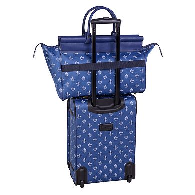 American Flyer Fleur De Lis 4-Piece Luggage Set