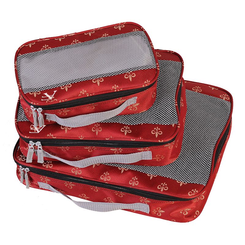 American Flyer Fleur De Lis Perfect Packing System Set, Red